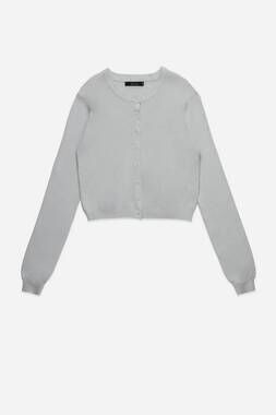 NEW DELUC women's clark cardigan in light blue